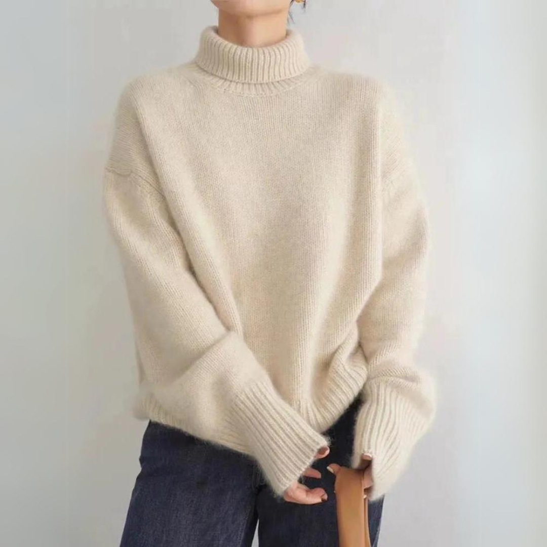 Lena | Comfortable Knitted Turtleneck Sweater