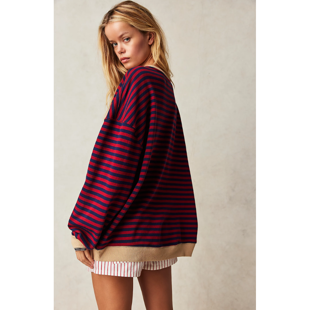 Rosalie™ | Striped Oversized Sweater