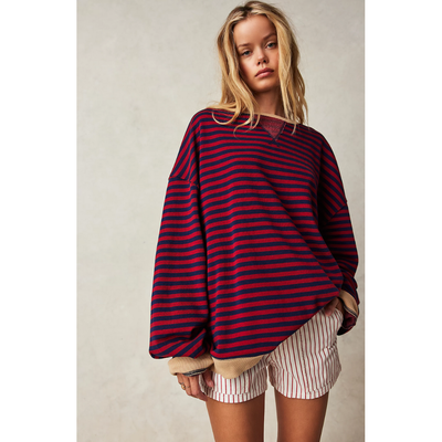 Rosalie™ | Striped Oversized Sweater