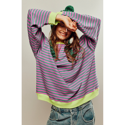 Rosalie™ | Striped Oversized Sweater