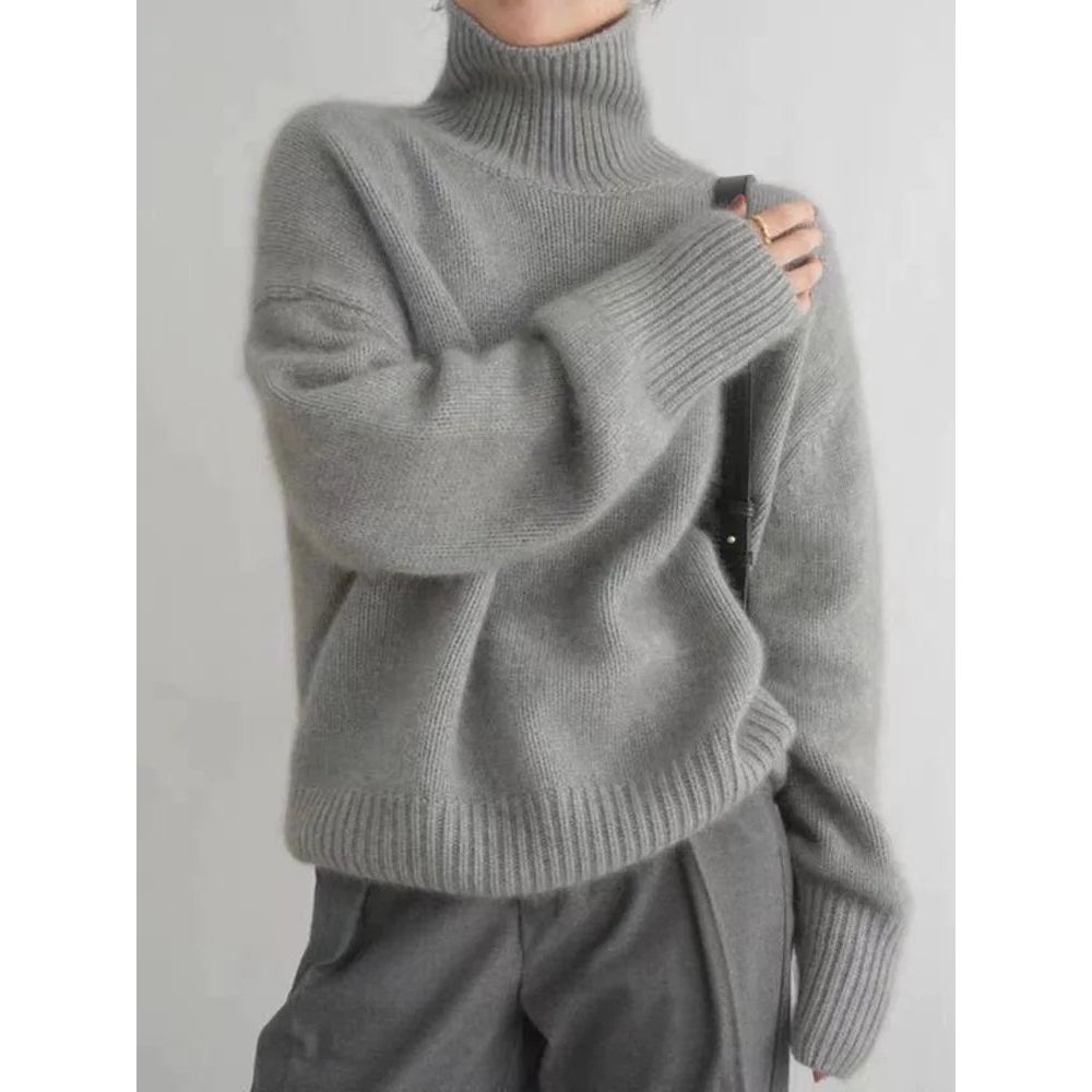 Lena | Comfortable Knitted Turtleneck Sweater