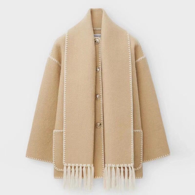 Fiona | Comfortable Wool Mantle Jacket