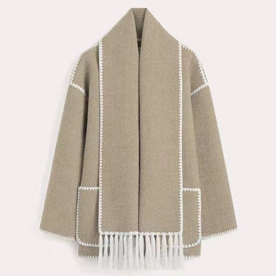 Fiona | Comfortable Wool Mantle Jacket