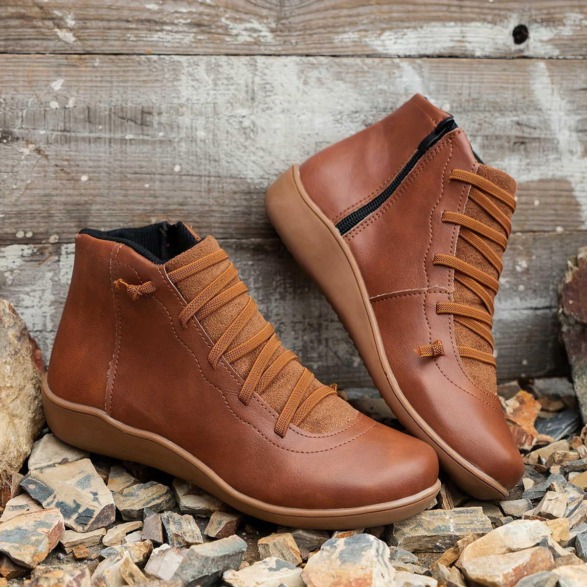 Daisy™ | Zippered Trendy Boots