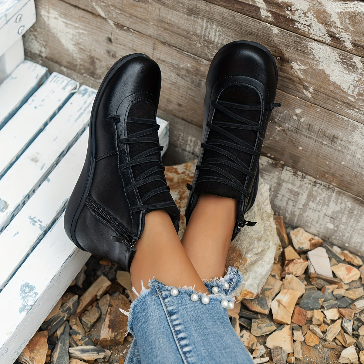 Daisy™ | Zippered Trendy Boots