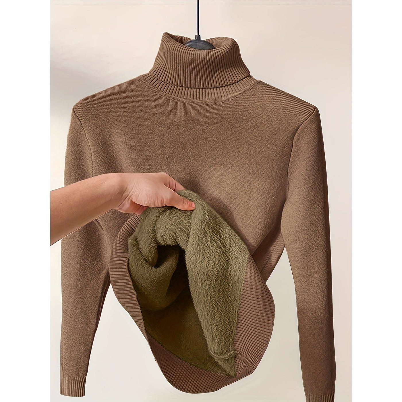 Rosa™ | Plush Lined Turtleneck Sweater