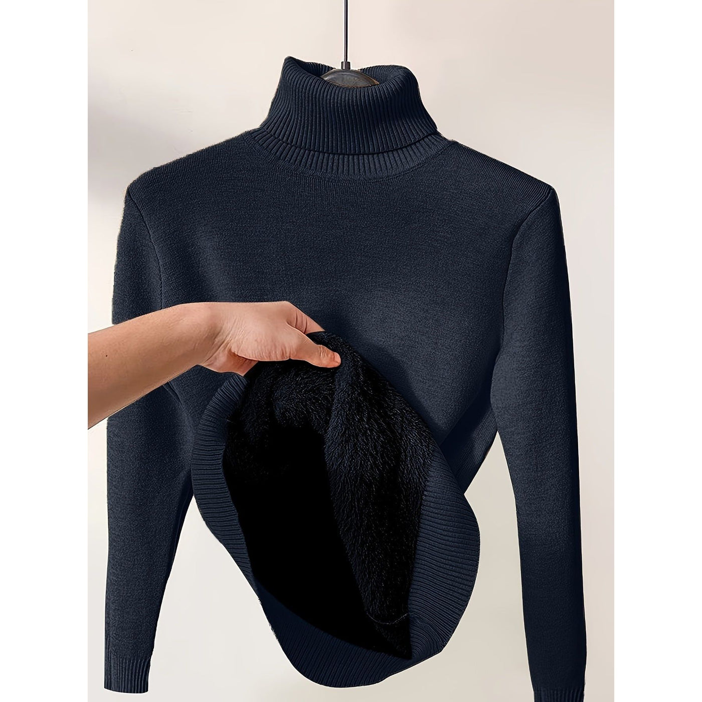 Rosa™ | Plush Lined Turtleneck Sweater