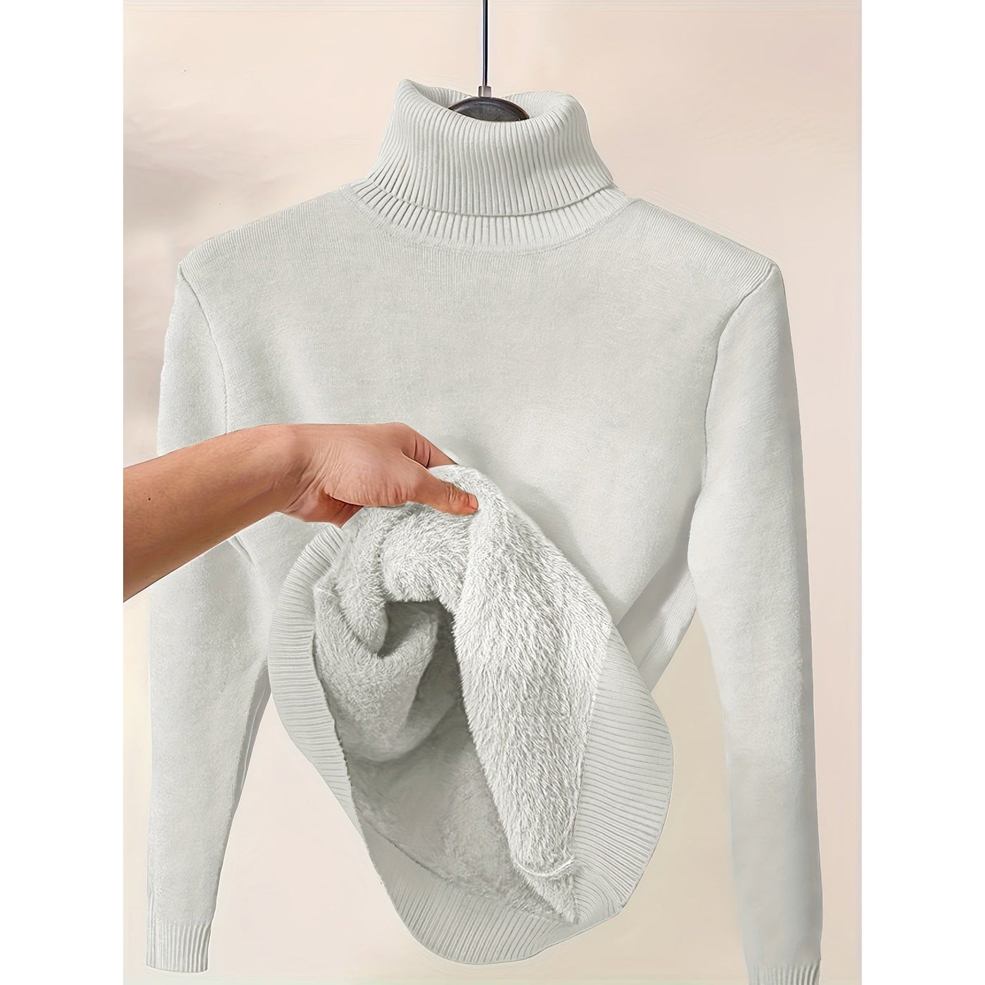 Rosa™ | Plush Lined Turtleneck Sweater