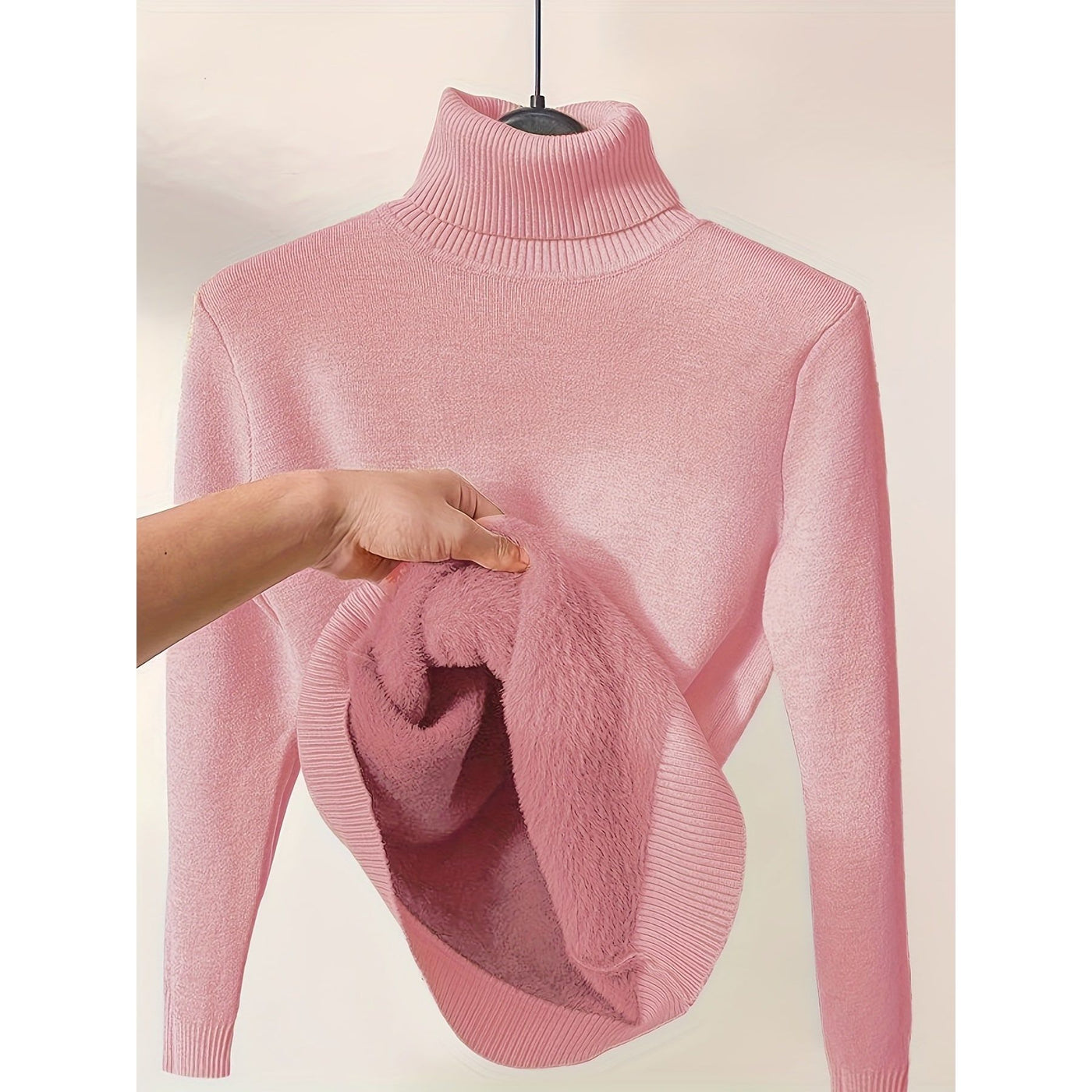 Rosa™ | Plush Lined Turtleneck Sweater