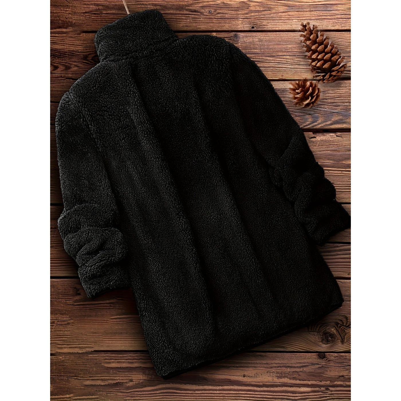 Elena™ | Plus Size Fuzzy Coat