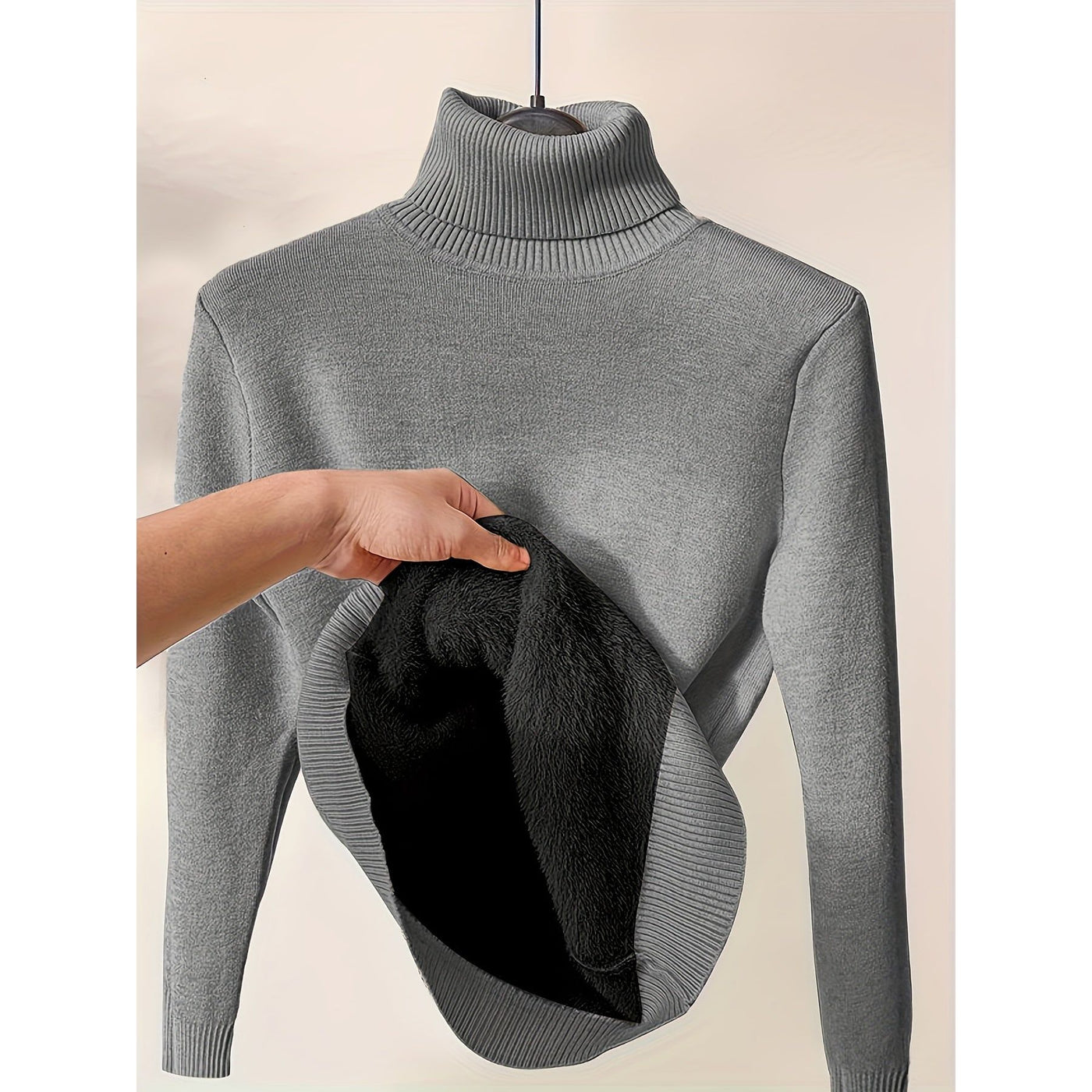 Rosa™ | Plush Lined Turtleneck Sweater