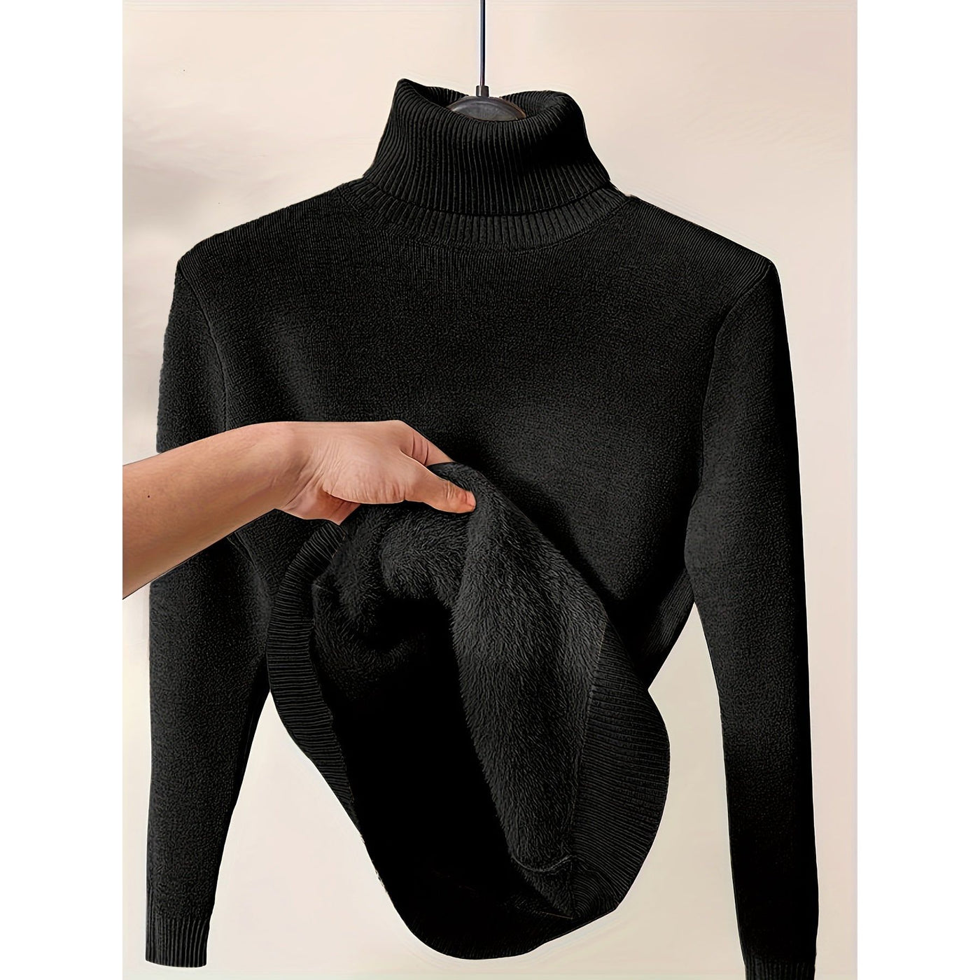 Rosa™ | Plush Lined Turtleneck Sweater