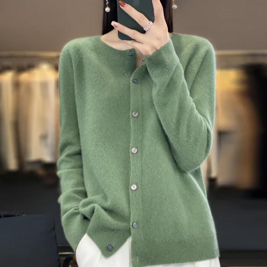 Amy | Cozy Wool Cardigan